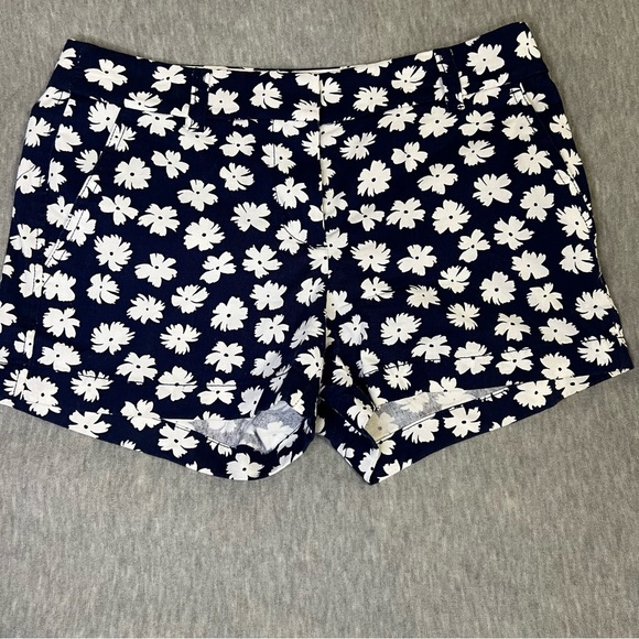 J. Crew Pants - J. Crew Blue and White Floral Shorts